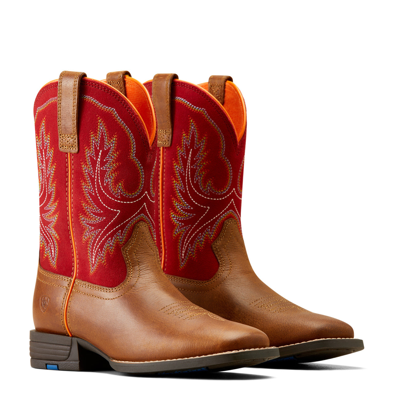 Ariat Kids' Wilder Red Western Boots grand canyon / ruby red