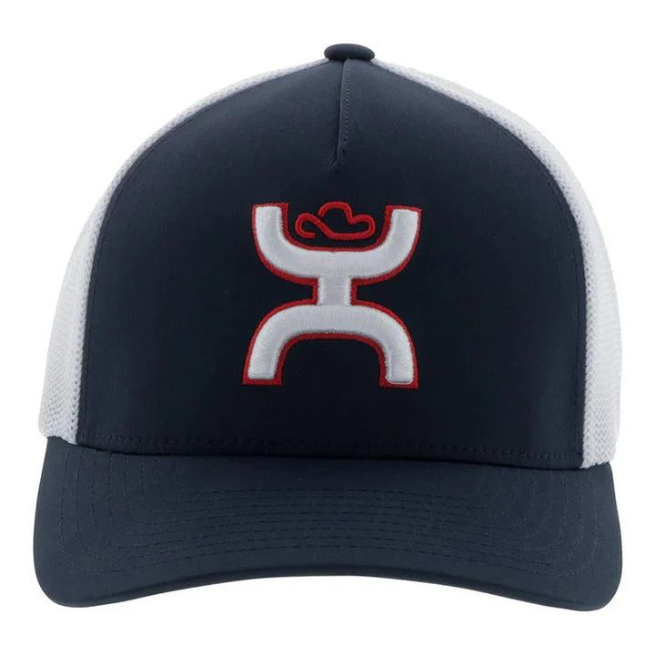 HOOEY Coach Flexfit Hat in Navy