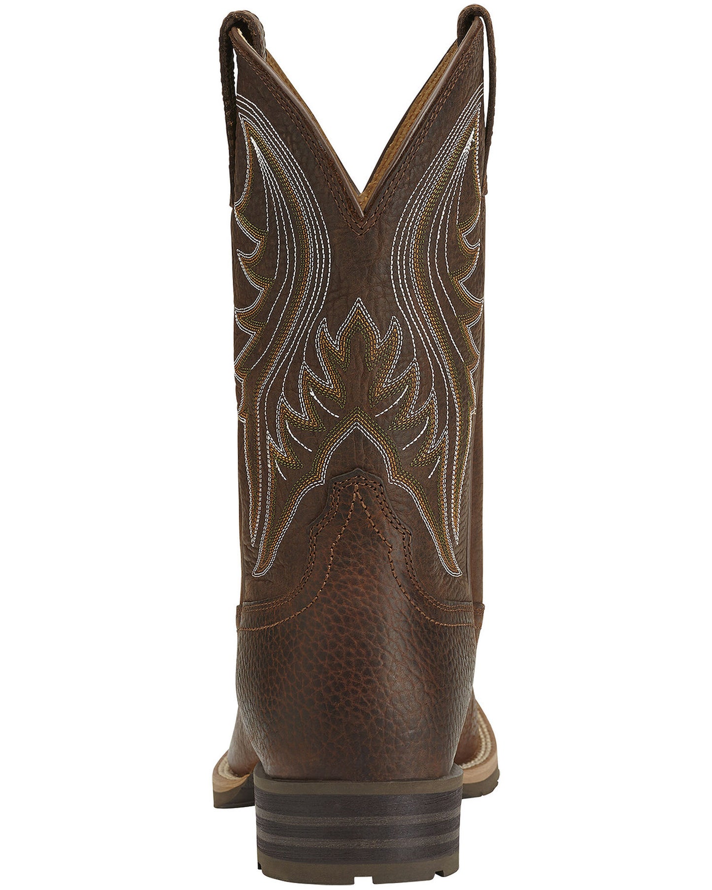 Back of Ariat Men's Hybrid Rancher Square Toe Western Boot