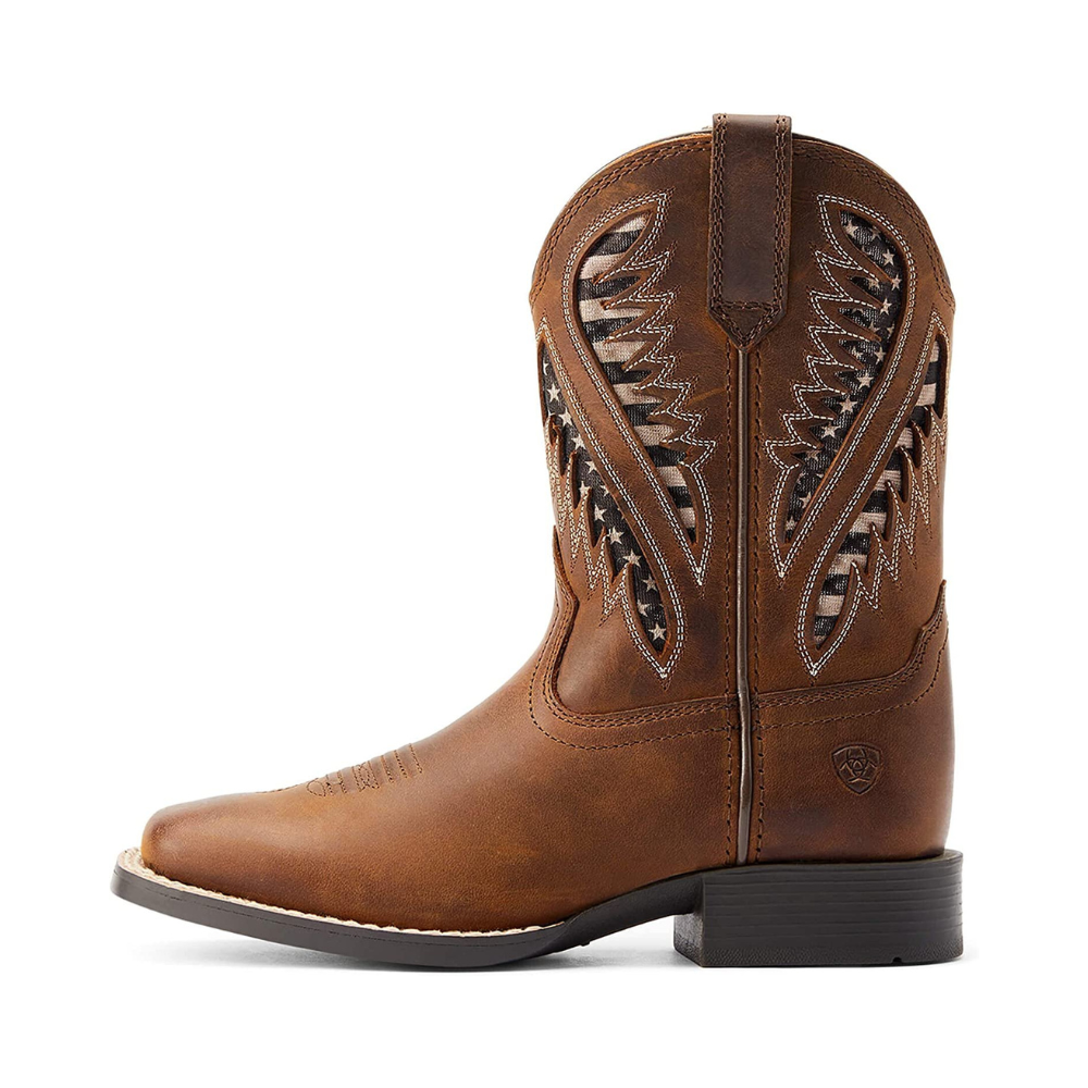 Side Profile of Ariat Kids' Quickdraw VentTEK Western Boot