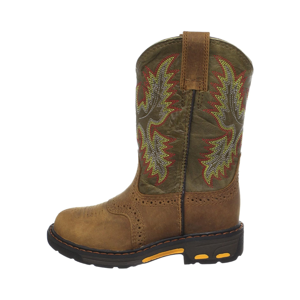 Side Profile of Ariat Youth WorkHog Pull-on Round Toe Boot