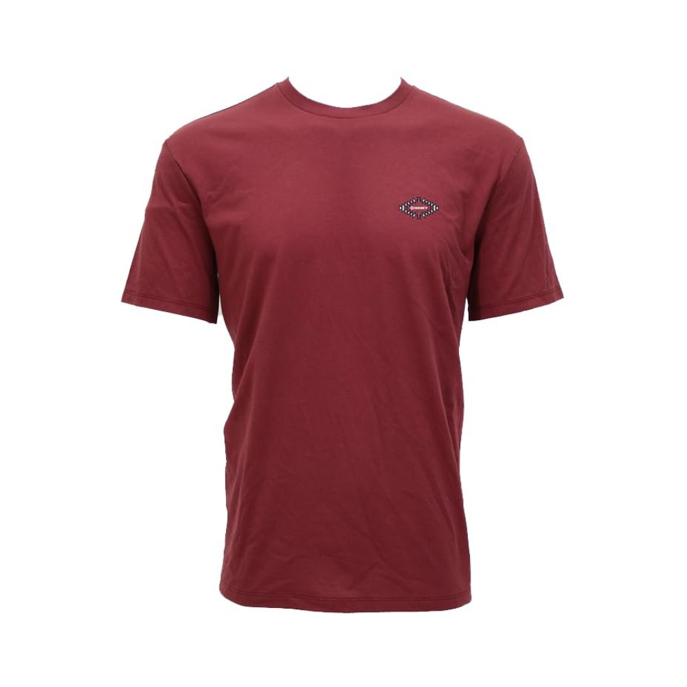 Front of HOOEY Men's El Dorado Burgundy T-Shirt