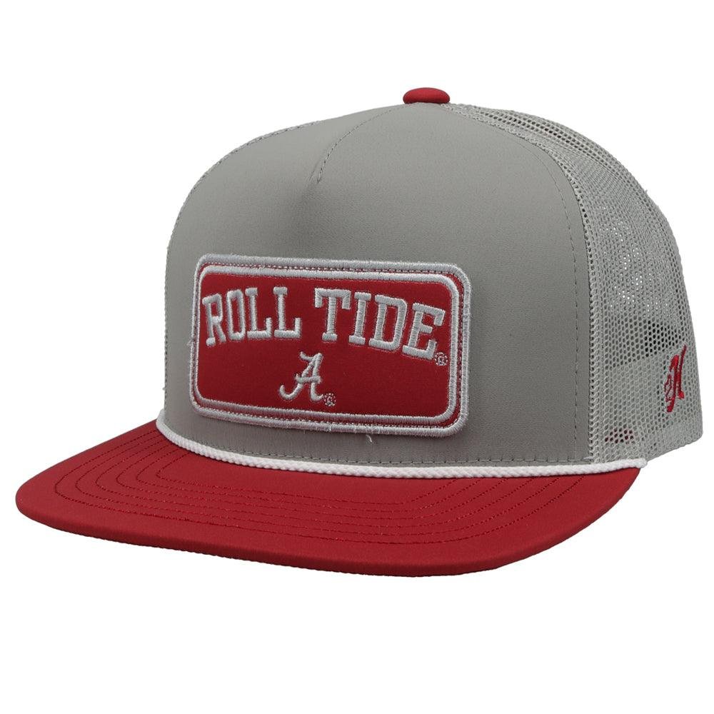 Alabama Hat by Hooey – Grey/Crimson Roll Tide Hat