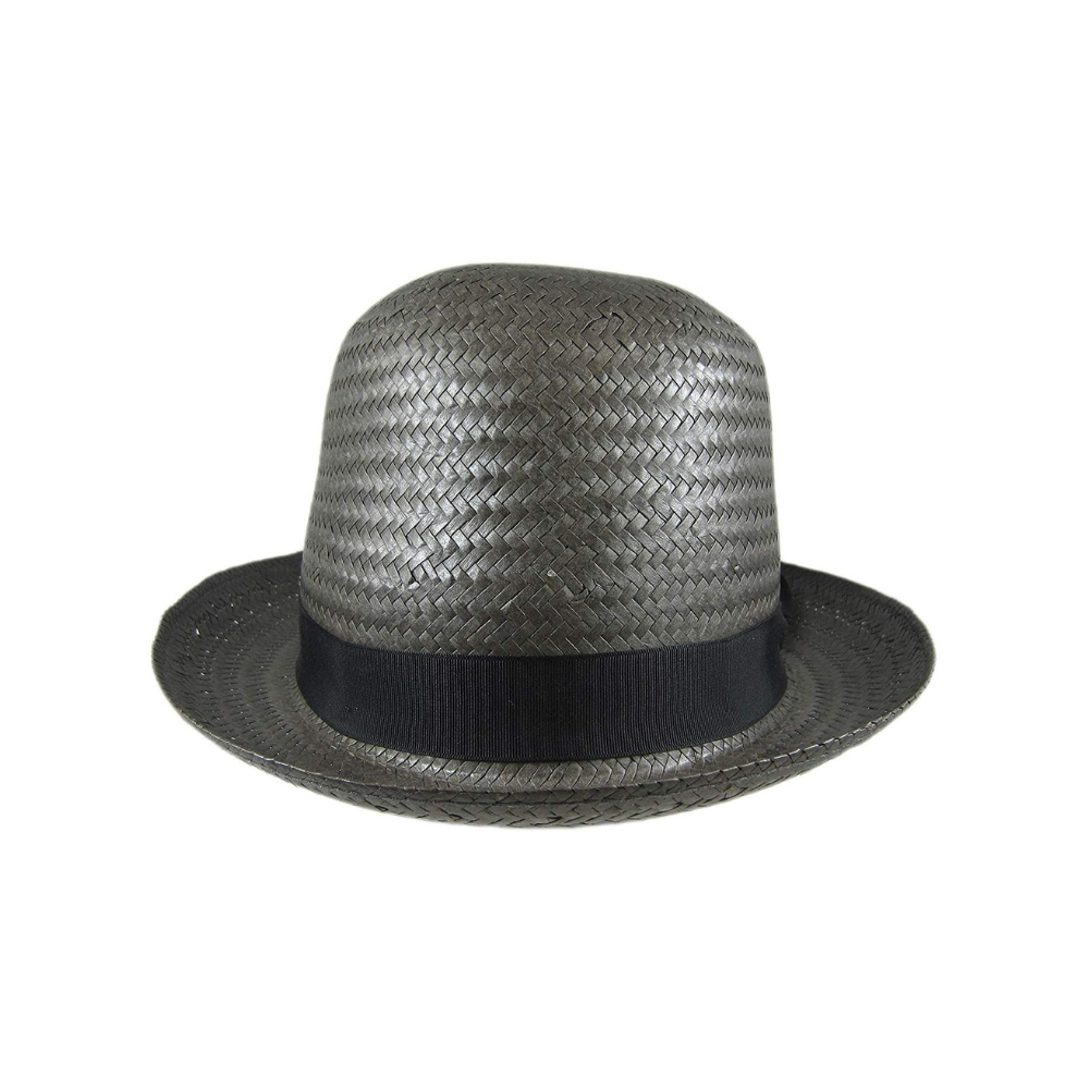 Stetson Derby Grey Straw Hat Fedora