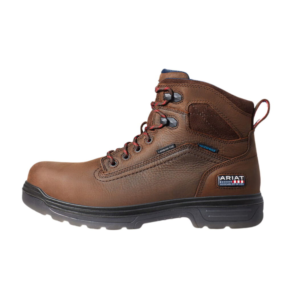 Side Profile of Ariat Men's Turbo 6" USA Assembled Waterproof Carbon Toe Work Boot
