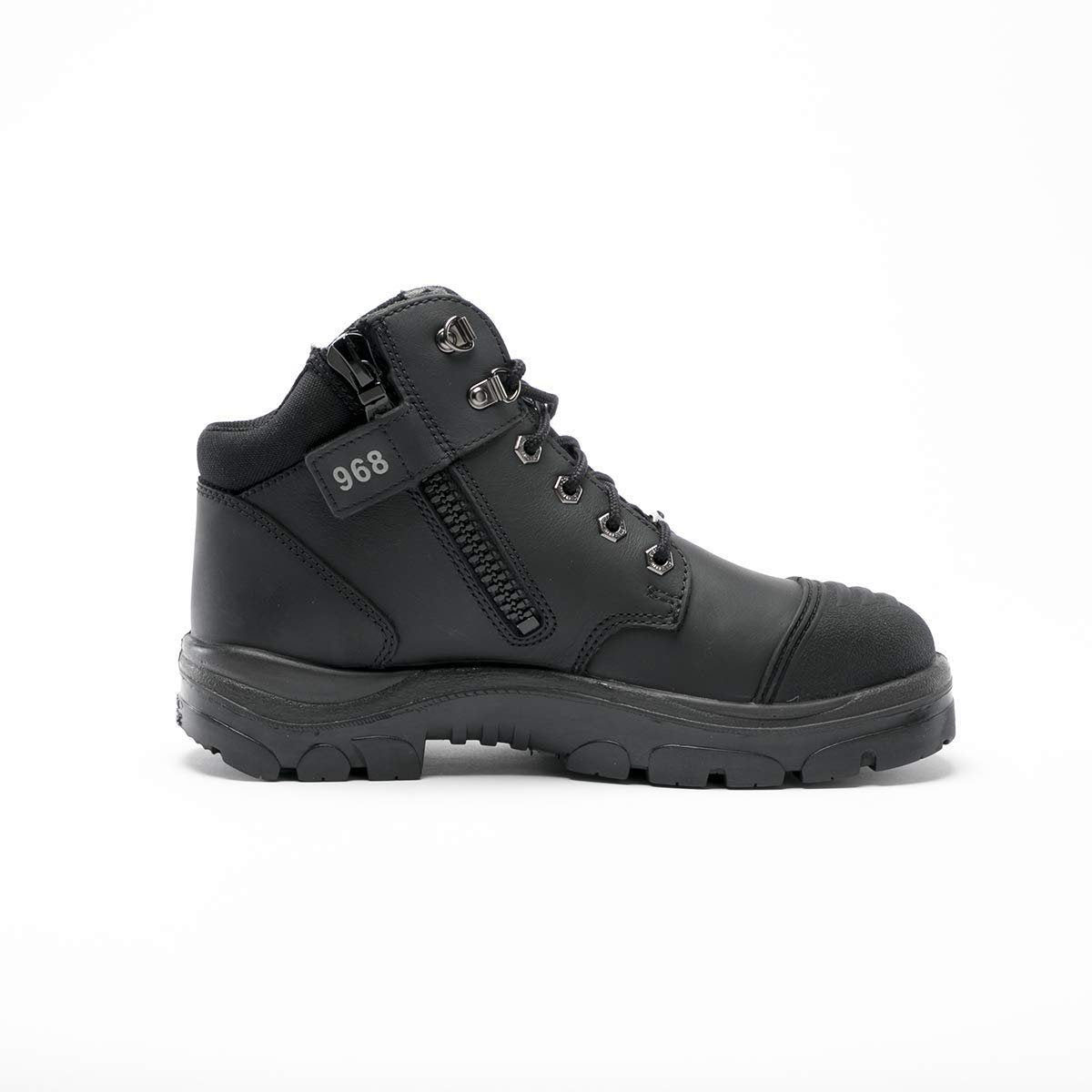 Steel Blue Parkes Zip Work Boot in Black