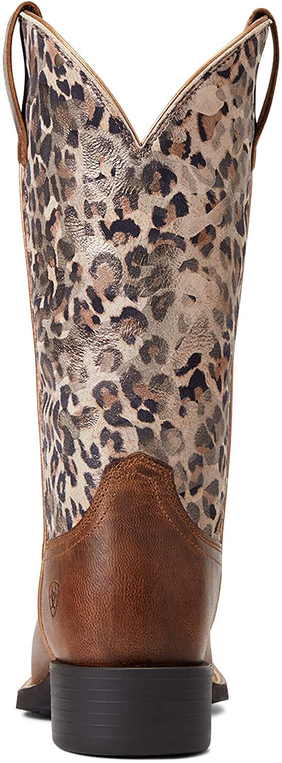Back of Ariat Women's Round Up Square Toe Western Boot