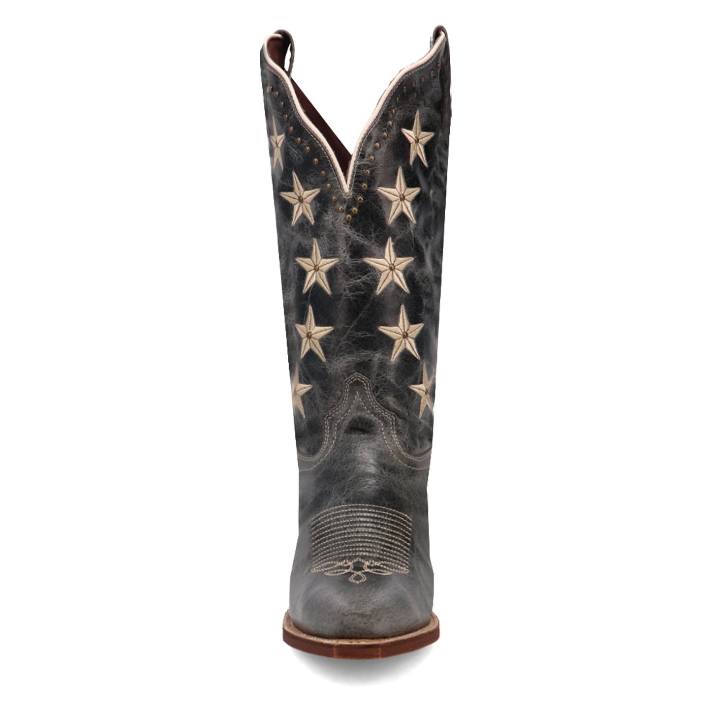 Front of Laredo Women’s Serenade Patriotic Snip Toe Western Boot, Blue