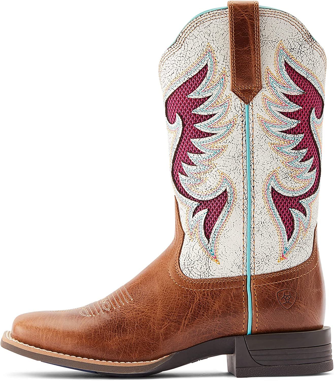 Side Profile of Ariat Women's Pinto VentTEK™ 360° Western Boot