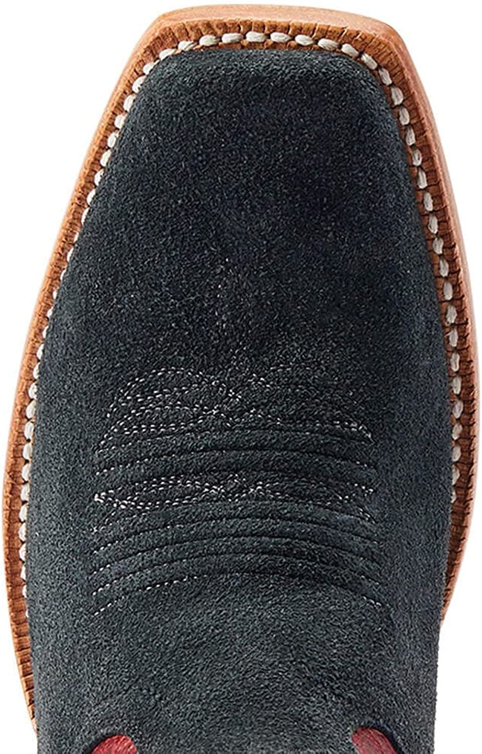Toe Box of Ariat Women's Futurity Boon Western Boot in Black Roughout