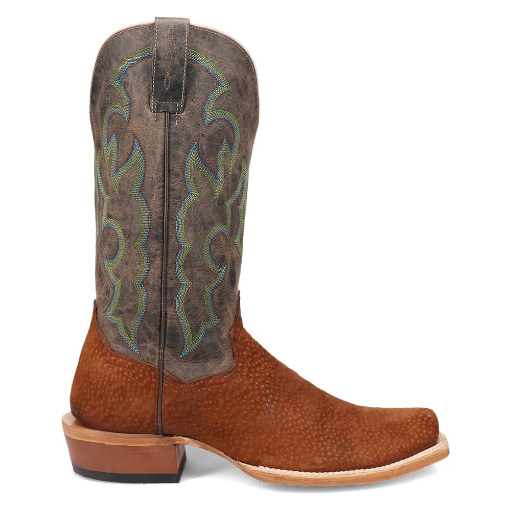 Side Profile of Dan Post Men's Cappy Carpincho Square Toe Western Boot