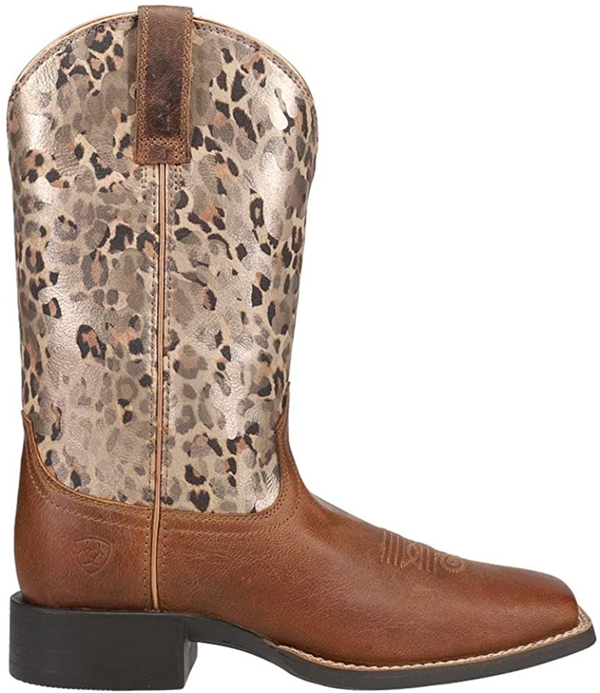 Alternate Side Profile of Ariat Women's Round Up Square Toe Western Boot