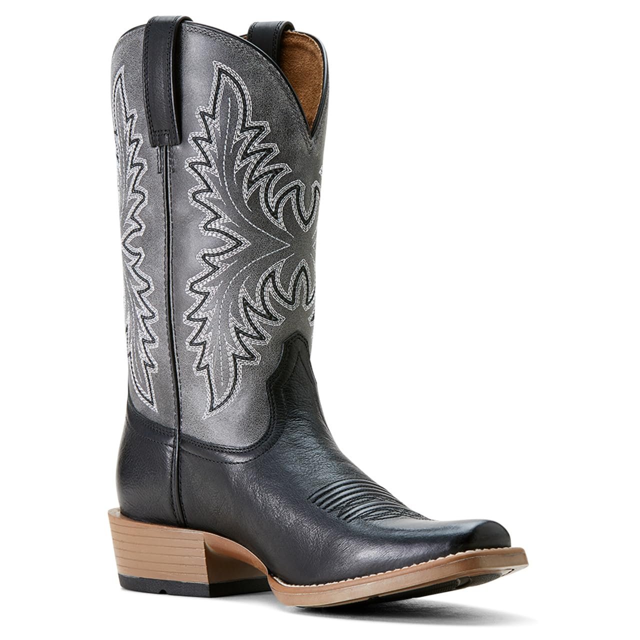 Ariat Men's Renegade Cowboy Boot in Black Night/Titanium