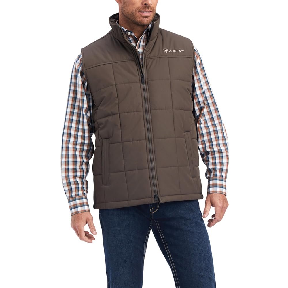 Ariat Men's Crius Insulated Vest in Banyan Bark