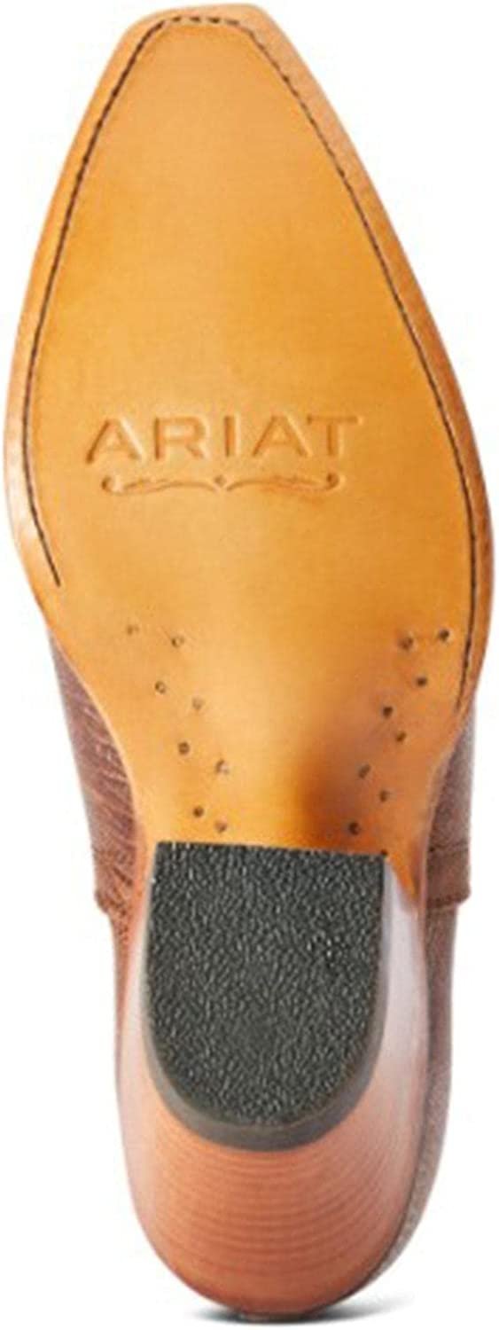 Ariat Women's Dixon Western Bootie in Brown Lizard Print