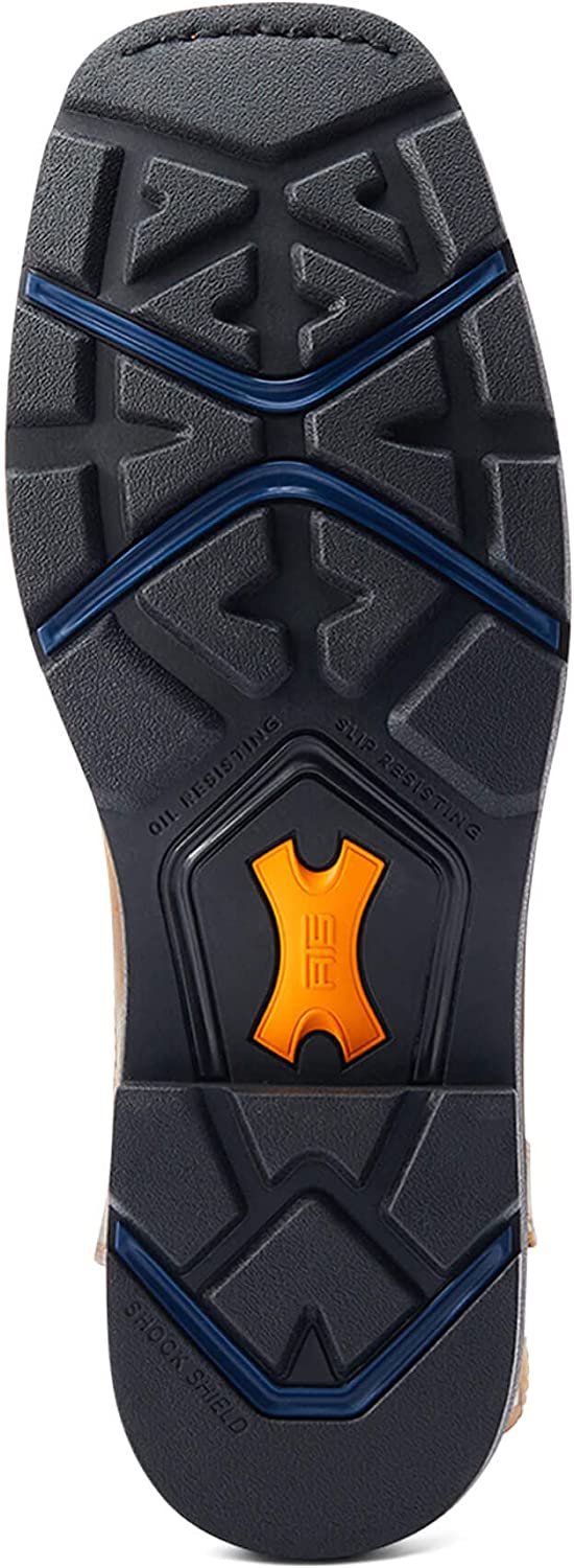 Outsole of Ariat Men's Sierra Shock Shield Patriot Western Steel Toe Work Boot