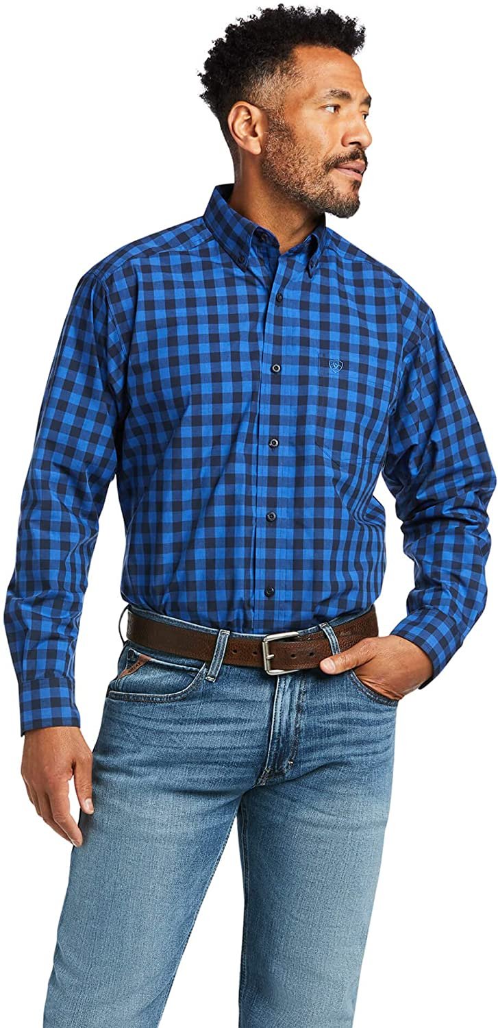 Ariat Men's Pro Series Team Classic Fit Shirt in Cerulean Blue