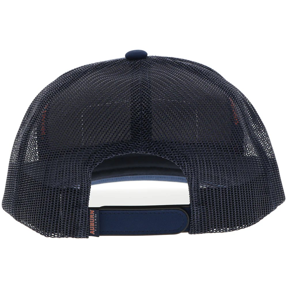 Back of Hooey Auburn University Snapback Hat, Navy