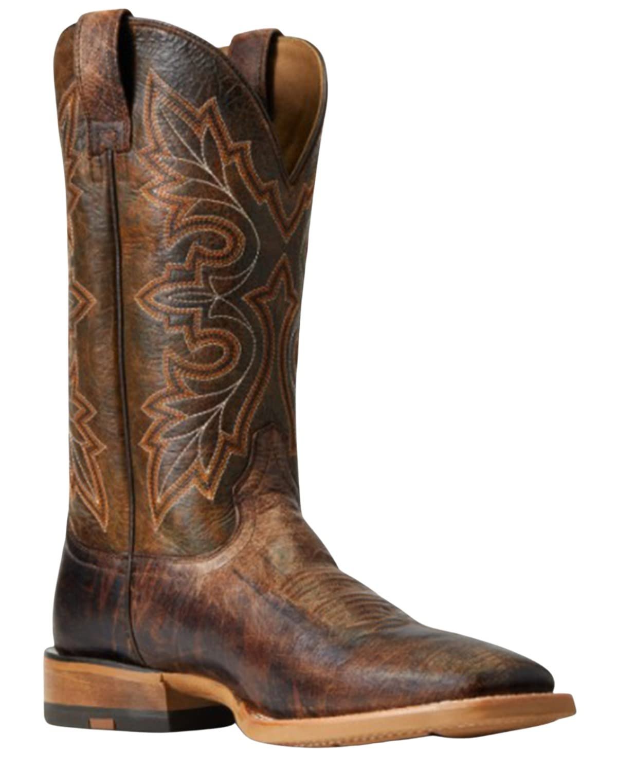 Ariat Men's Standout Leather Performance Western Boot - Broad Square Toe
