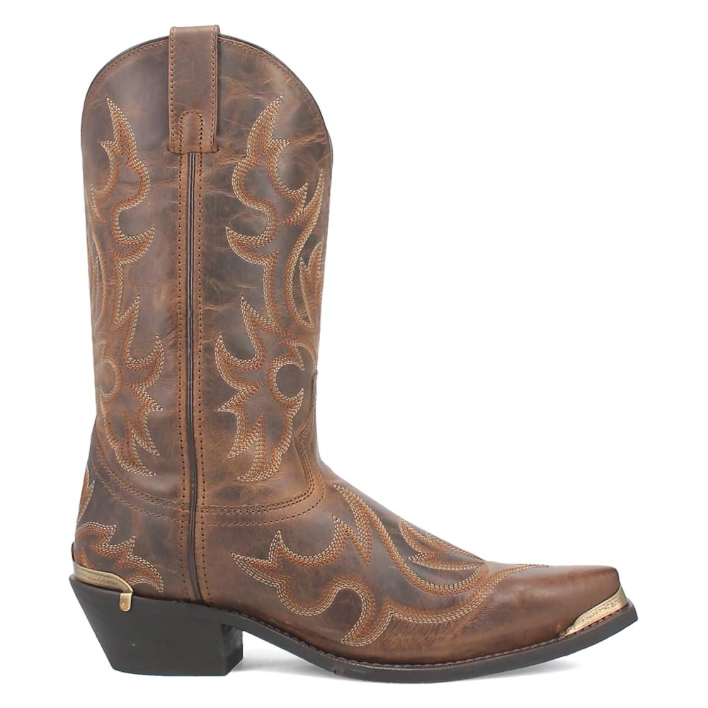 Laredo Men's Jameson Embroidered Snip Toe Western Boots