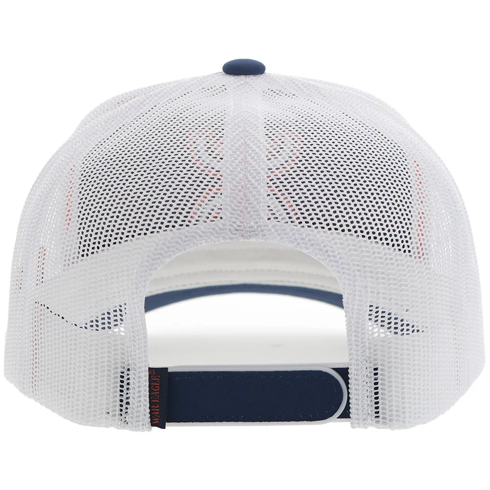 Back of Hooey Auburn University Snapback Hat, Navy