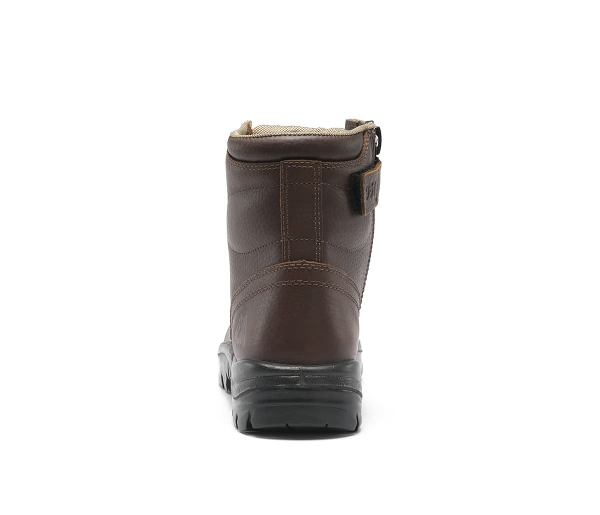 Back of Steel Blue Argyle Zip Work Boot