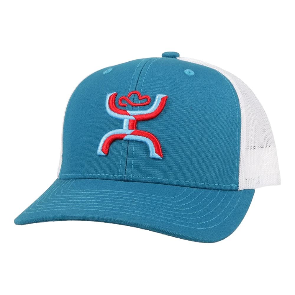 HOOEY Men's  "Sterling" Turquoise and White Hat