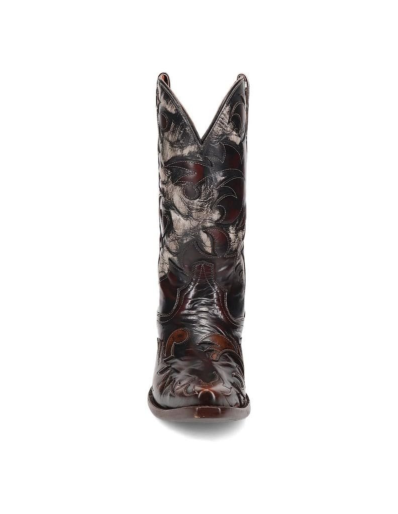 Front of Dan Post Men's Emilio Outlay Western Snip Toe Boot