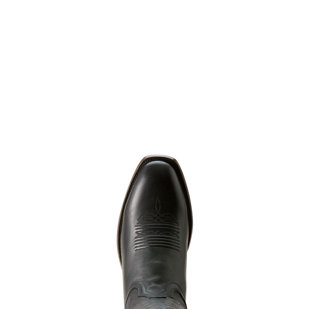 Toe Box of Ariat Men's Willie Western Boot in Midnight Black