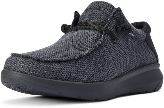 Ariat Men's Hilo Stretch Lace Loafer in Heathered Smoke/Black