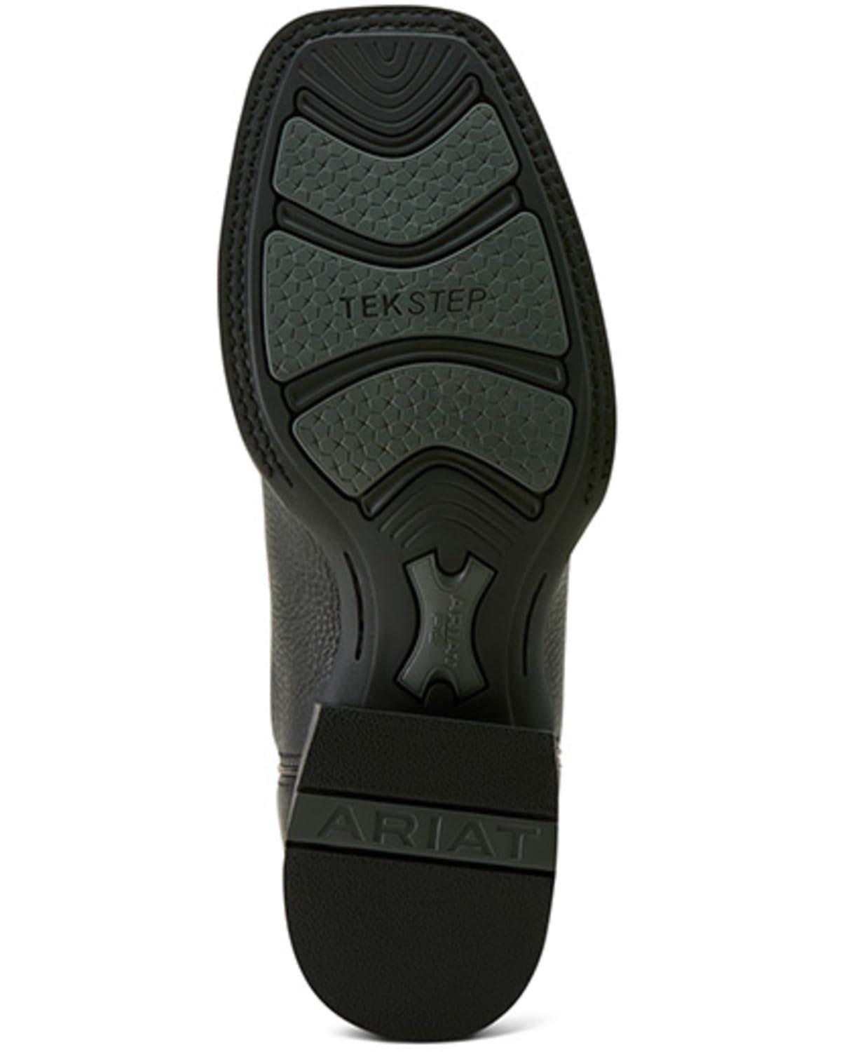 Sole of Ariat Men's Western Big Rig Wide Square Toe Cowboy Boot, Black Deertan
