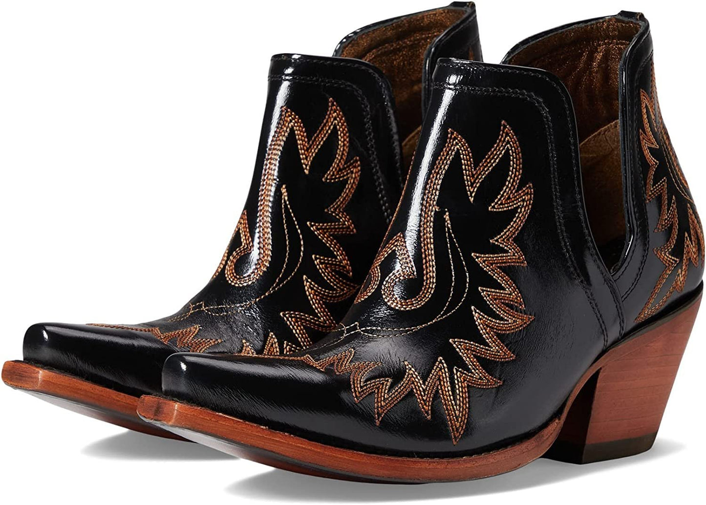 Ariat Women's Dixon Western Bootie in Spade Black