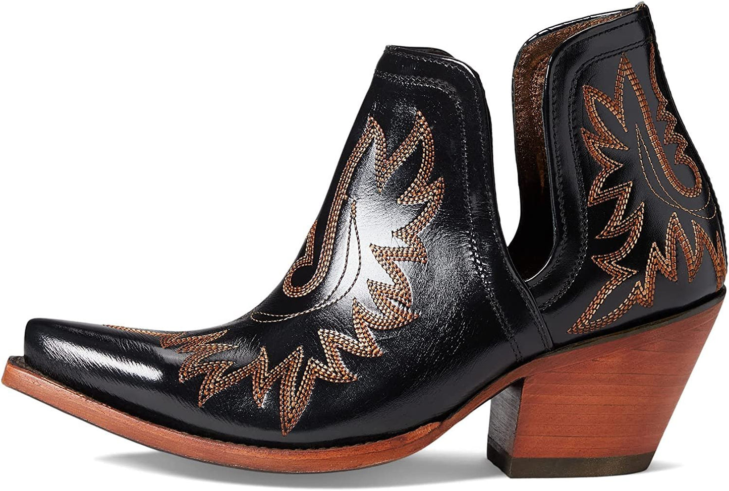 Ariat Women's Dixon Western Bootie in Spade Black