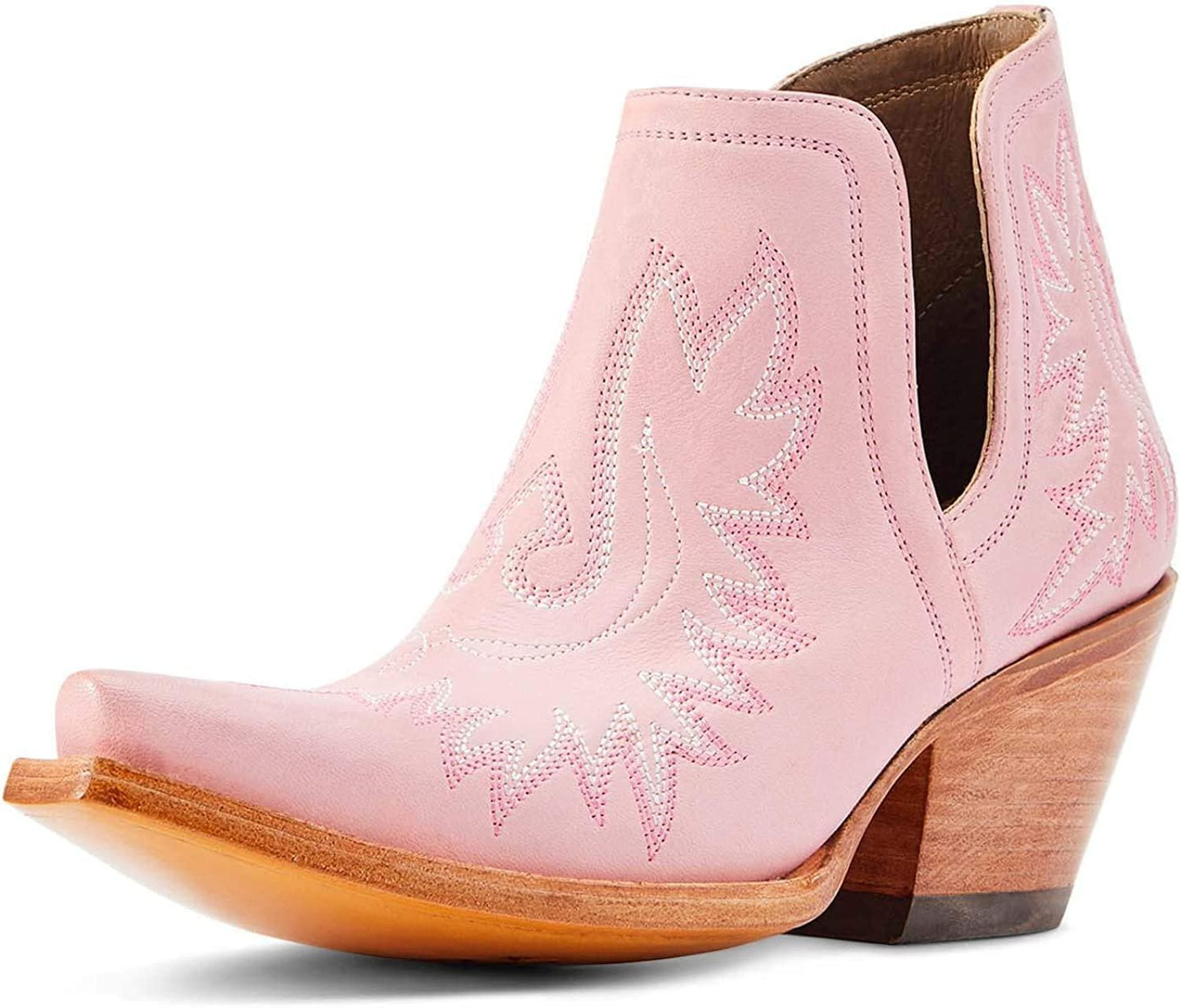 Ariat Women's Dixon Western Bootie in Powder Pink
