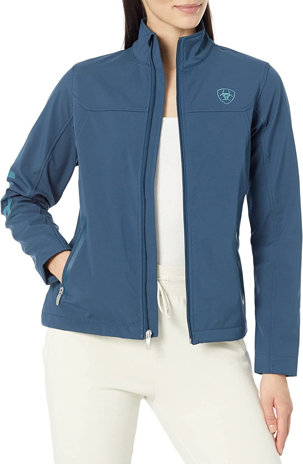 Ariat Women's New Team Softshell Jacket in Petroleum