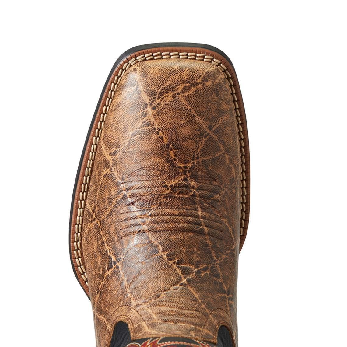 Ariat Men's Grizzly Elephant Print Sport Smokewagon Performance Western Boot - Broad Square Toe