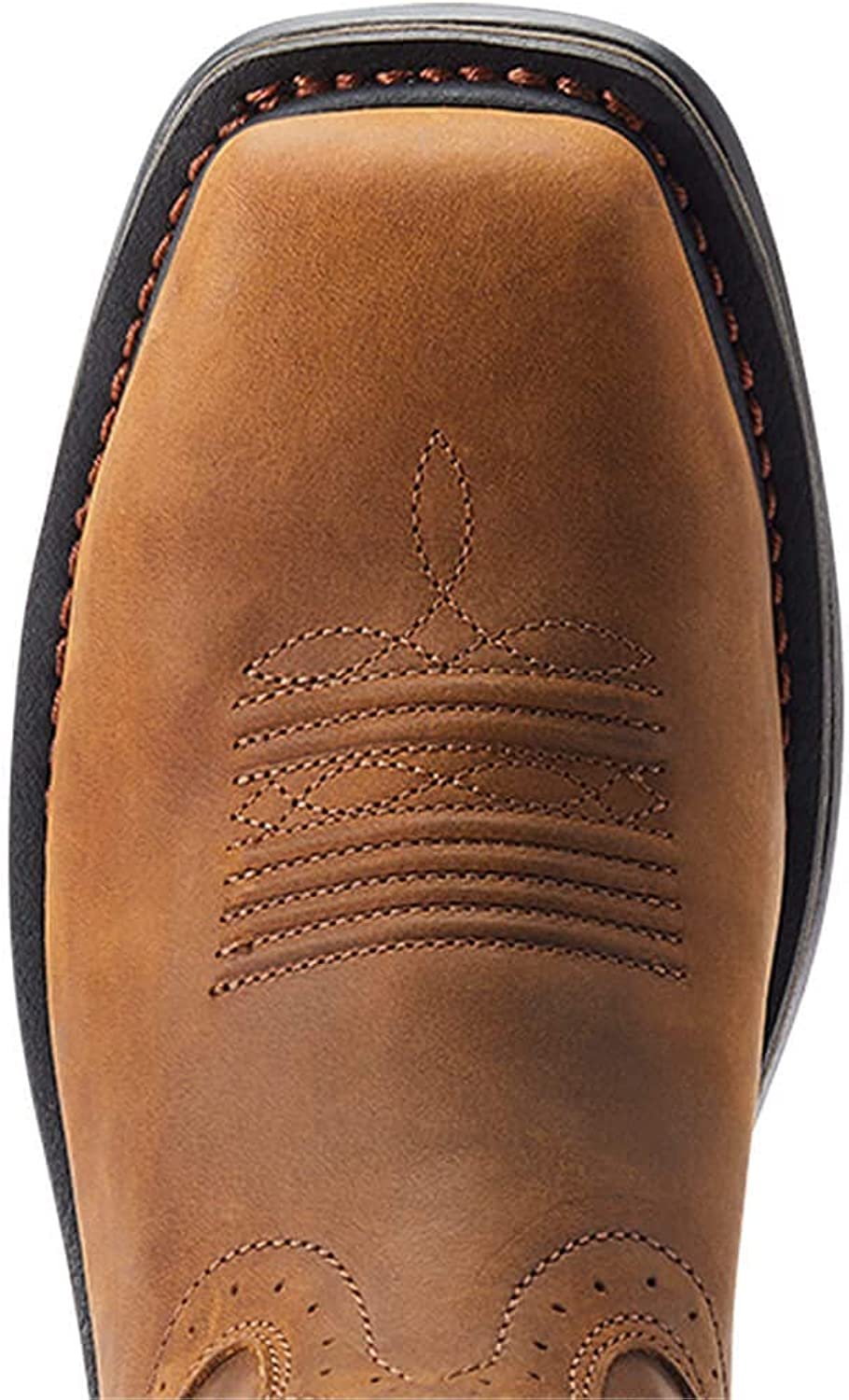 Toe Box of Ariat Men's Sierra Shock Shield Patriot Western Steel Toe Work Boot
