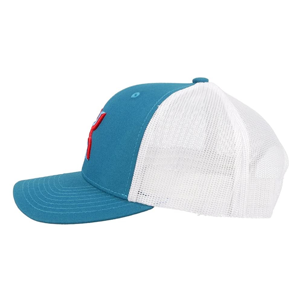 HOOEY Men's  "Sterling" Turquoise and White Hat