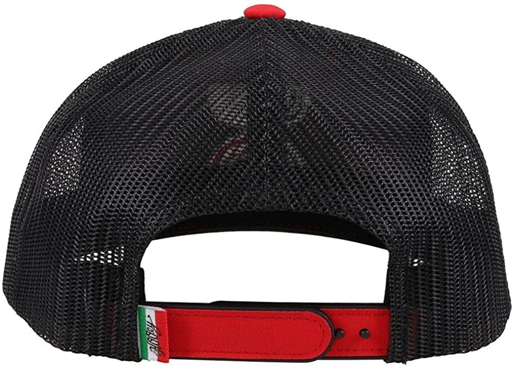Back of Hooey Men's Red Boquillas Red/Black Hat