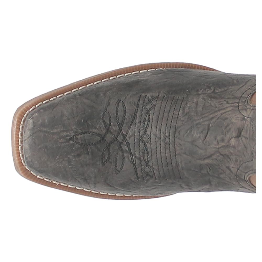 Laredo Men's Walker Square Toe Western Boots, Mid Calf - Brown, Grey
