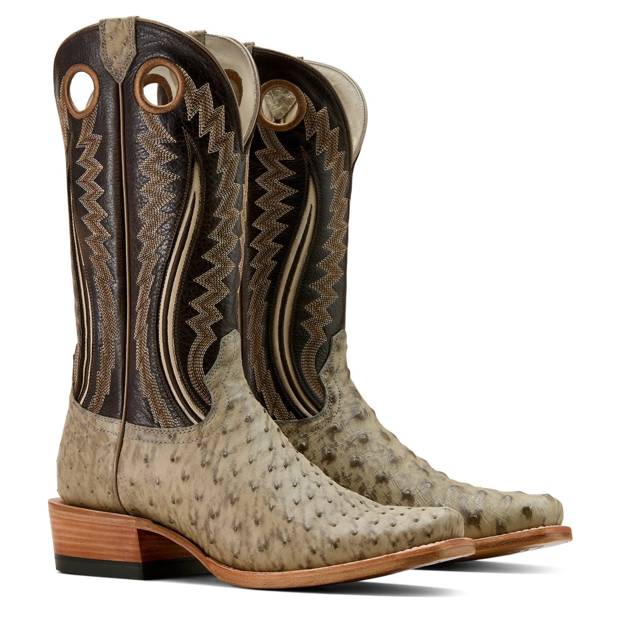 Pair of Ariat Men's Futurity Outlaw Narrow Cutter Toe Cowboy Boots