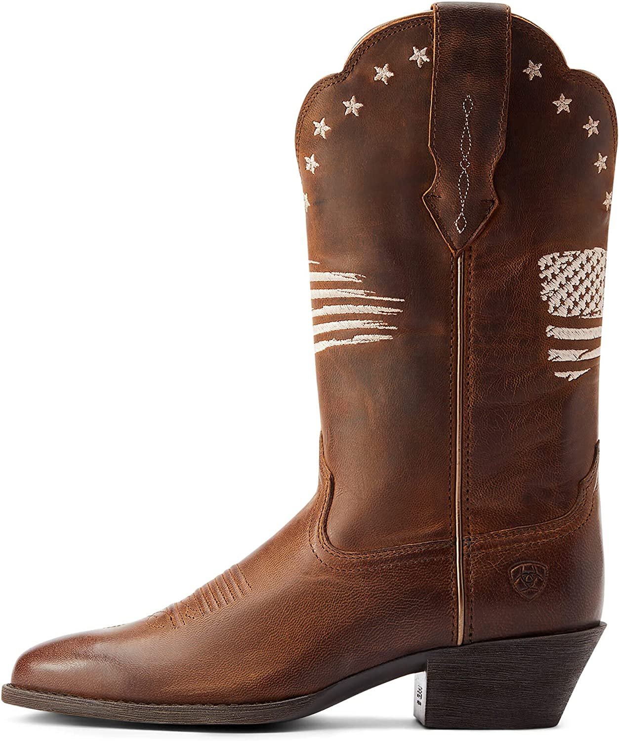 Side Profile of Ariat Women's Heritage R Toe Liberty StretchFit Western Boot