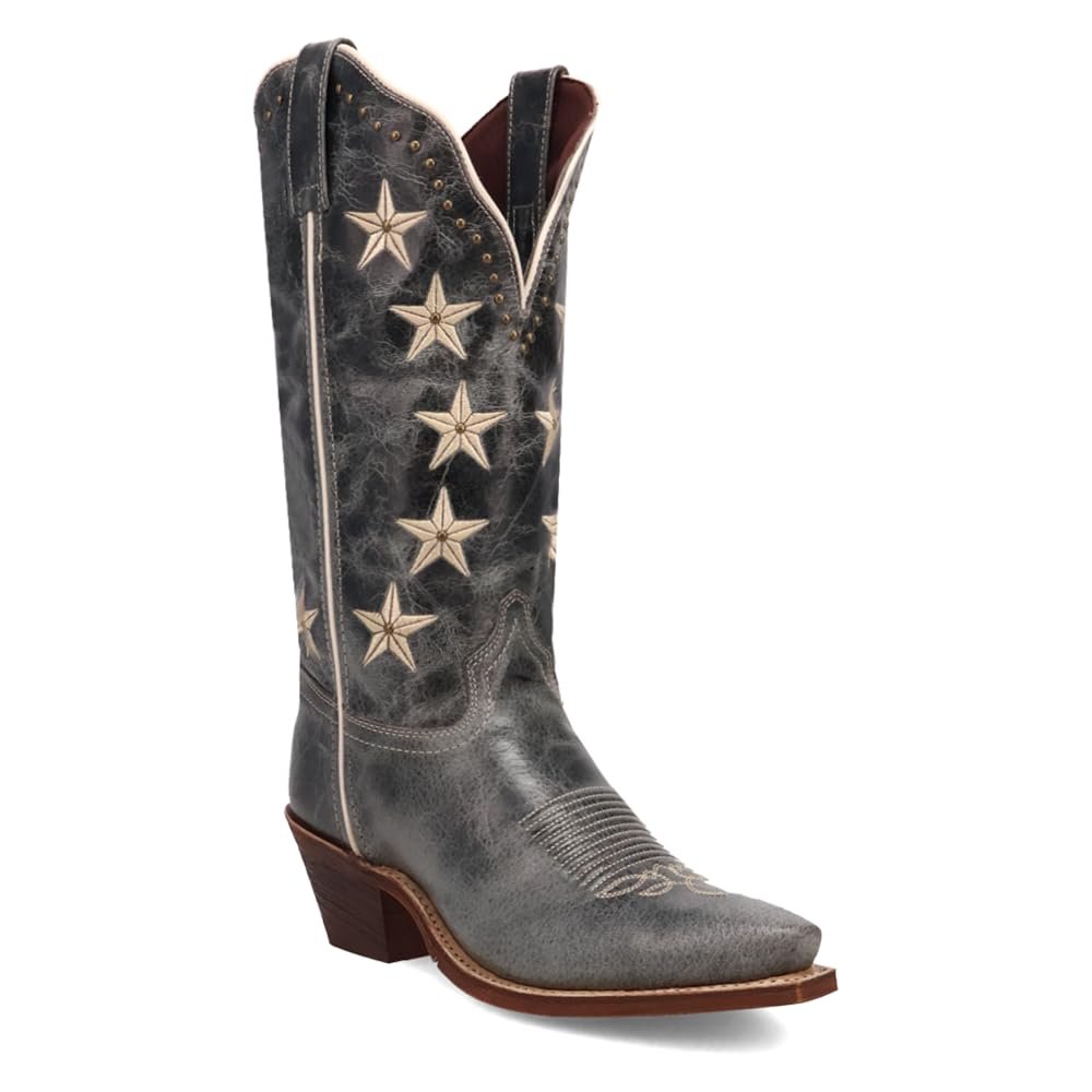 Laredo Women’s Serenade Patriotic Snip Toe Western Boot, Blue