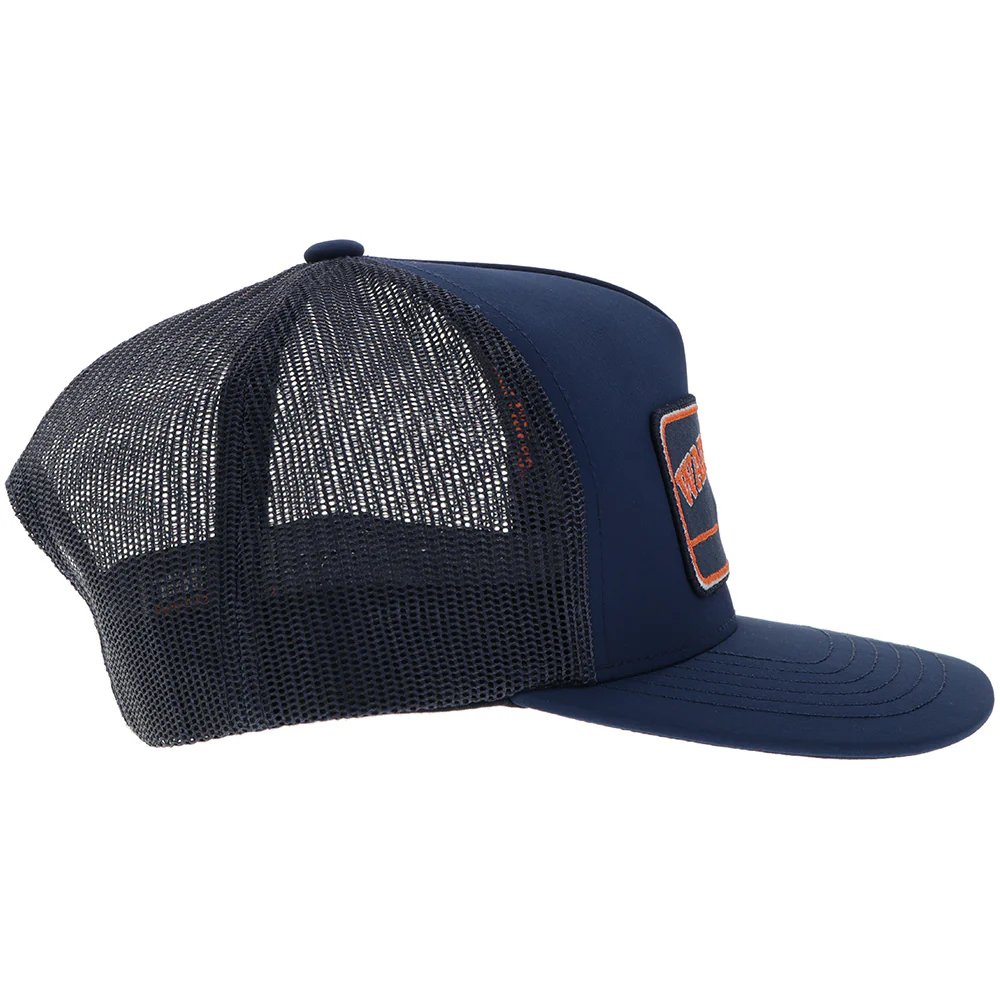Right side of Hooey Auburn University Snapback Hat, Navy