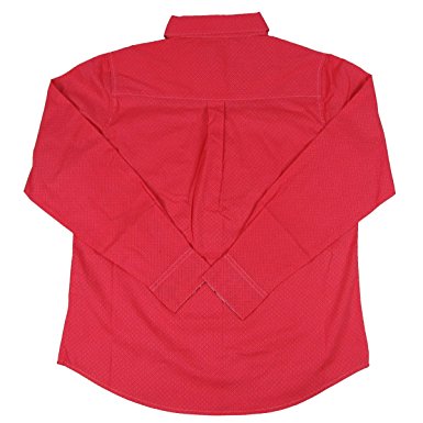 Back of Women's Wrangler George Strait For Her Medallion Long Sleeve Shirt