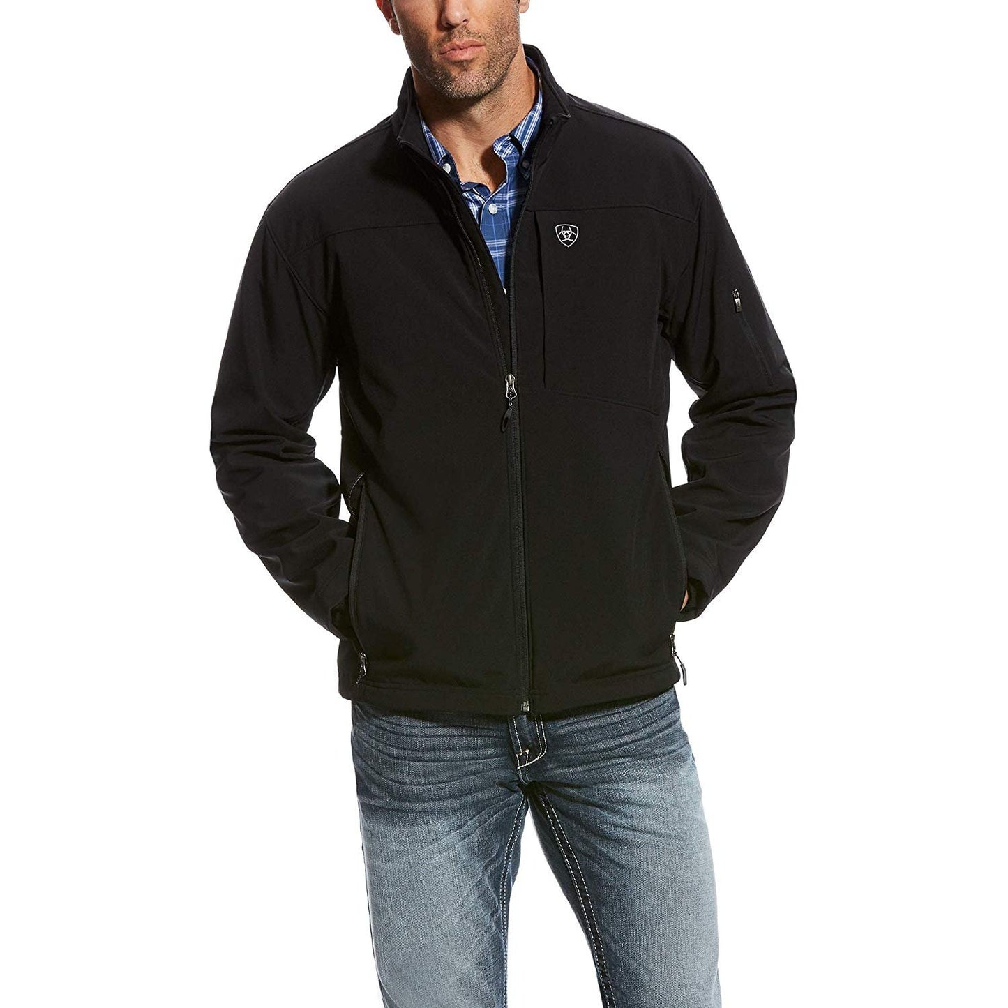 Ariat Men's Vernon 2.0 Softshell Jacket in Black