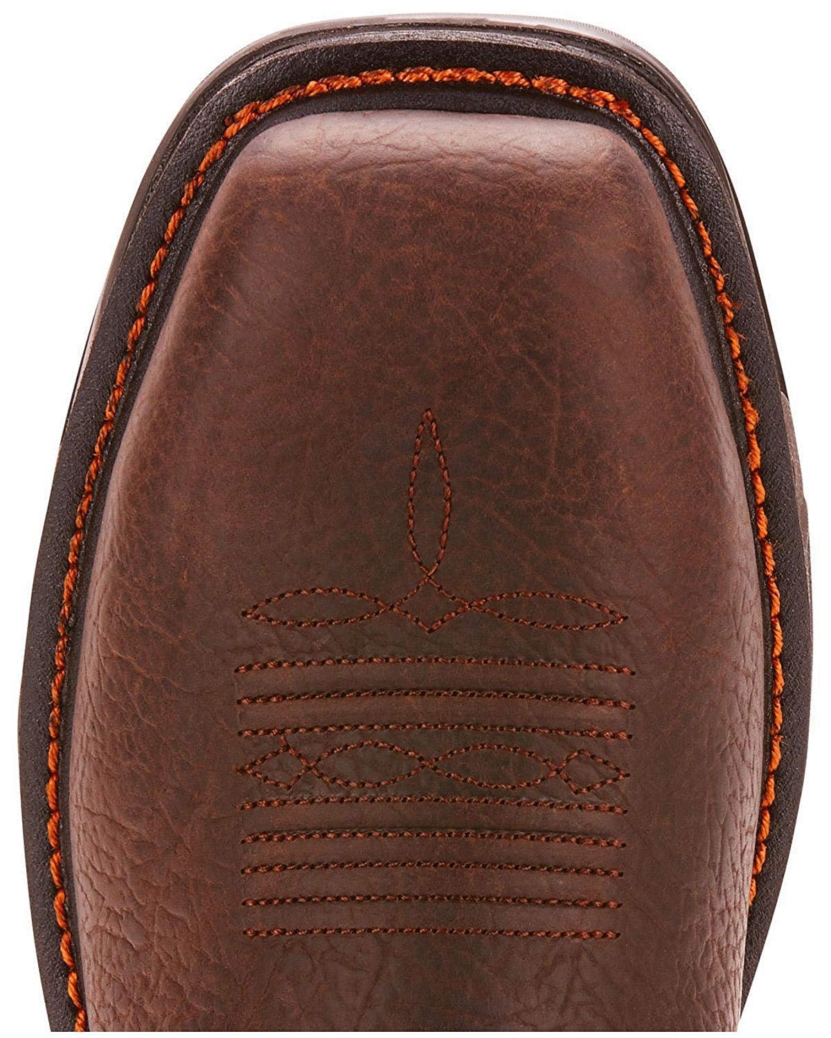 Toe Box of Ariat Men's WorkHog XT Dare Carbon Toe Work Boot in Bruin Brown