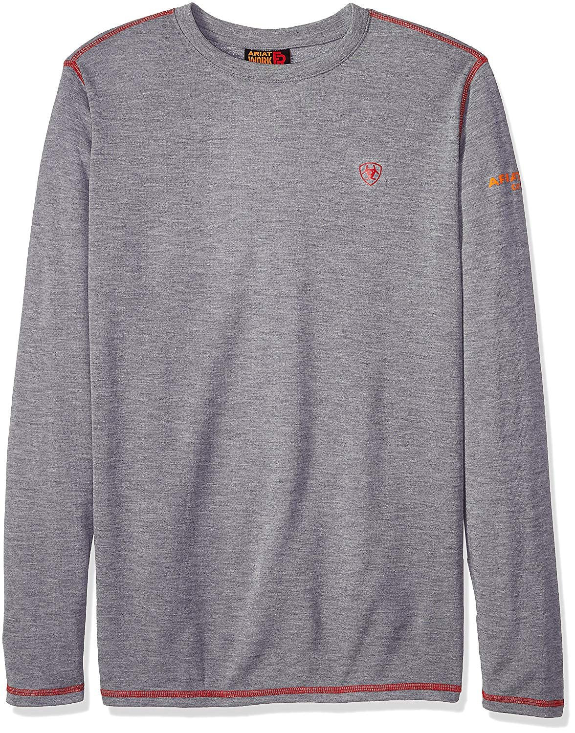 Ariat Men's FR Polartec Base Layer in Gray