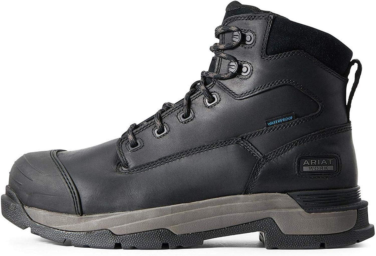Side Profile of Ariat Men's MasterGrip Defend 6" Waterproof Composite Toe Work Boot