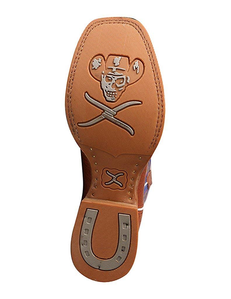 Sole of Twisted X Men's Rancher Smooth Ostrich Boot